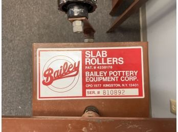 Bailey Clay Slab Roller And Frame For Table