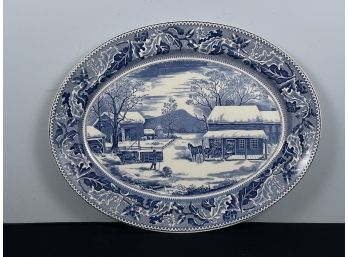 Johnson Bros. Historic America Turkey Platter  - 19 3/4 Long