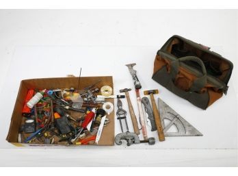 Tool Bag With Assorted Hand Tools