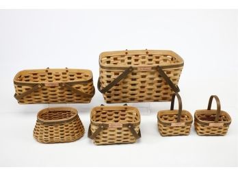 Lot Of 6 Longaberger Baskets