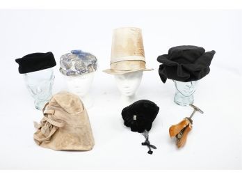 Box Lot Of Vintage Ladies Hats