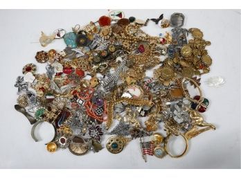 7 Pounds Of Assorted Costume Jewelry