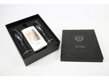 Don Perignon - 2 Crystal Glasses & Display Box