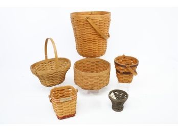Lot Of 5 Longaberger Baskets