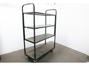 Four Shelf Utility Cart On Casters