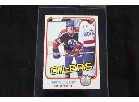 1981 O-Pee-Chee Hockey - Wayne Gretzky - 3rd Year Card - NM-Mint
