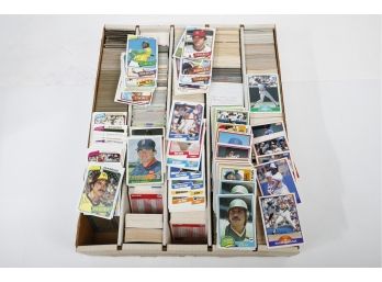 5000 Count Box Of Baseball Cards From The Early 1980's