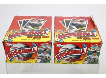 1988 Topps Baseball - 2 Wax Pack Boxes