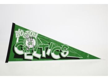 Signed Boston Celtics Pennant Banner