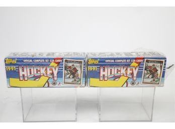 2 1991 Topps Hockey Factory Set