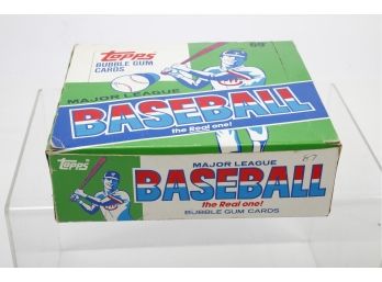 1987 Topps Baseball Cello Packs In Factory Box