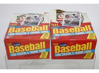 1988 Fleer Baseball Wax Packs In Factory Boxes