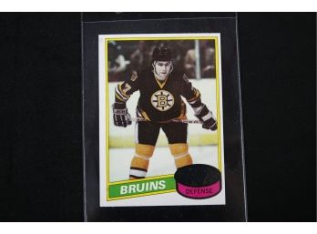 1980 Topps Hockey - Ray Bourque Rookie #140 -Reveal Not Scratched Off - NM-Mint