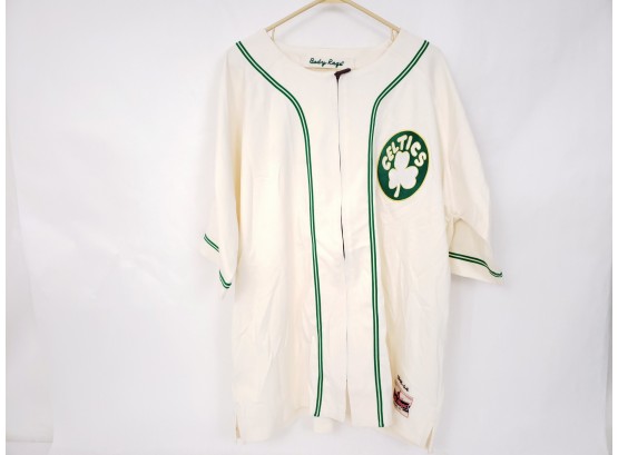 Body Rags Boston Celtics 1986 NBA Champions Zip Up Jersey New With Tags