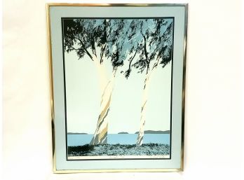 Michael Arth Signed Numbered Serigraph Titled Eucalyptus Trees