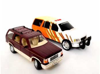2 Ford SUVs Including Maisto Die-Cast Ford Explorer And Battery Operated Ford Expedition
