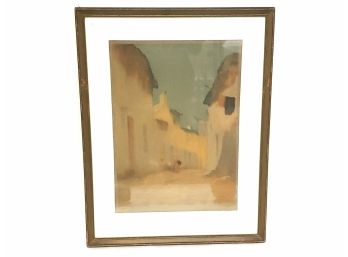 Original French Etching Artist Proof By Haumont