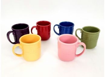 Longaberger Pottery Coffee Mug Set Of 6