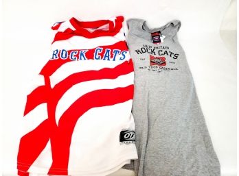 2 Official New Britain Rock Cats Baseball Shirt One Jersey Signed One New With Tags