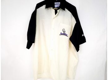 Starter Baseball CR Rockies Button Up Shirt