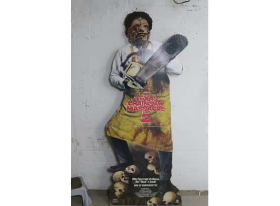 Vintage The Texas Chainsaw Massacre Part 2 Standee