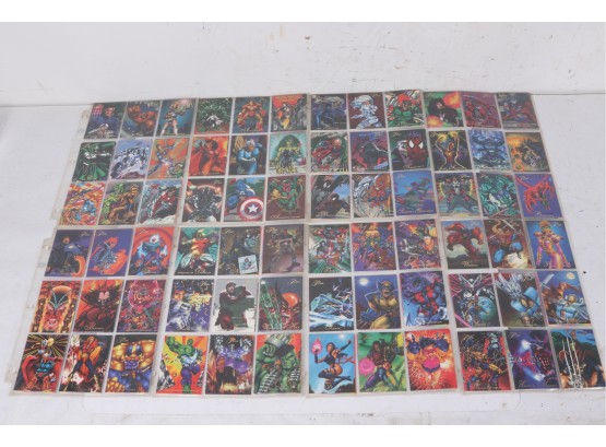 Group Of 1994 Fleer Flair Marvel Trading Cards *See Pictures* Aprox 150 Cards