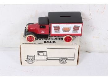 1931 Hawkeye Truck---Campbell's Beans---1:34 Scale Diecast--Bank With Key-1992