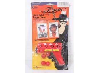 Vintage 1994 Zorro Pop-pistol Target Game New