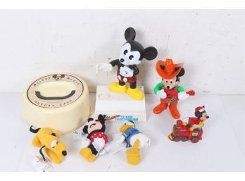 Collection Of Vintage Mickey Mouse Collectibles