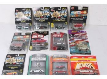 Group Of 12 Vintage Collector Cars Police Fire Etc