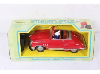 Vintage Radio Shack Stuart Little Remote Control Red Roadster Car 1999 Movie Mouse New