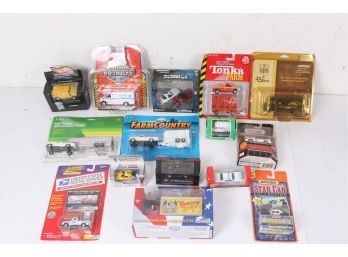 Group Of 15collector Cars Including Ertl Fed Ex Ups And Others