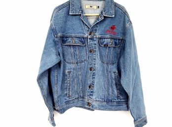 Lee Winchester Rifles Denim Jacket Size Large