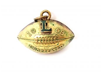 1968 'l' Undefeated Football Charm