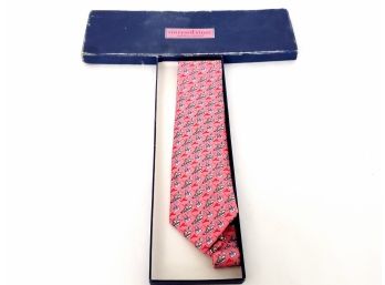 Vineyard Vines Custom Collection Boston Big Game Fishing Club Tie New In Box