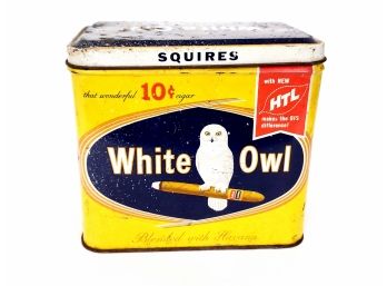 Vintage White Owl Cigar Tin