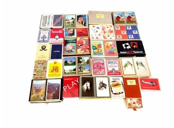 Large Lot Of Playing Cards