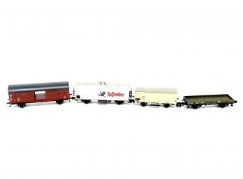 4 N Scale Train Cars, 3 Are Fleischmann