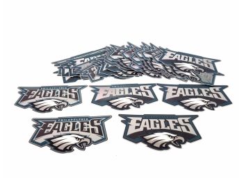 Large Lot Of Over 25 Philadelphia Eagles Hologram Stickers Brand New