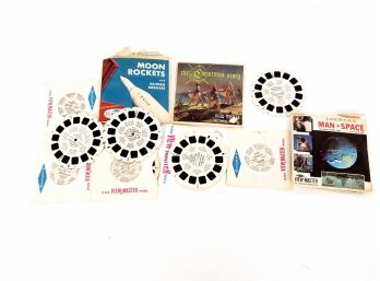 Mixed.lot Of View-master Reels Including The Christmas Story Moon Rockets And More