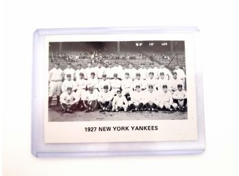 1927 New York Yankees Baseball Card 135 1980 TCMA