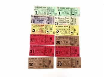 12 1933-1935 The Kimogenor Theatre Tickets