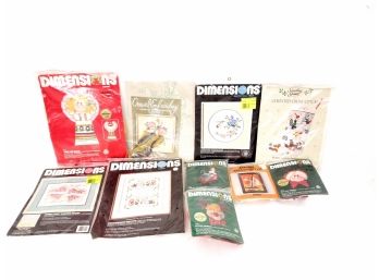 Mixed Lot Of Cross Stitch And Needle Point Kits New In Packaging