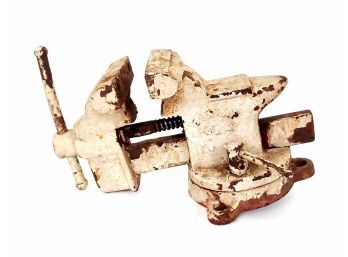 Vintage Dunlap 0524 Swivel Bench Vise