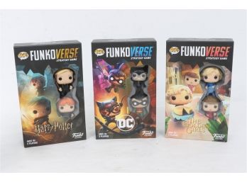 POP Funko Verse Strategy Games 101 102  *harry Potter, DC, The Golden Girls* NEW