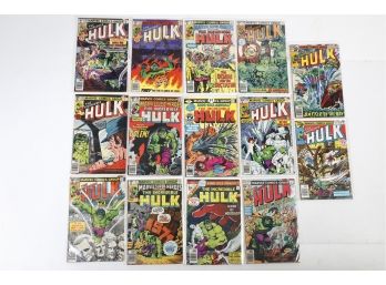 Lot Of 14 - Marvel Comics - Incredible Hulk - Comics From The 1970's-1980's