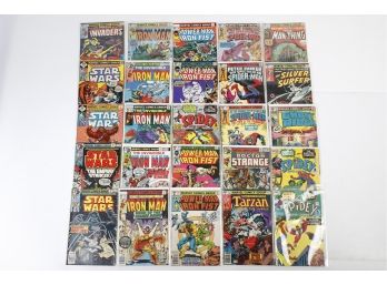 Lot Of 25 - Assorted Marvel Comic Books - 1970's Issues