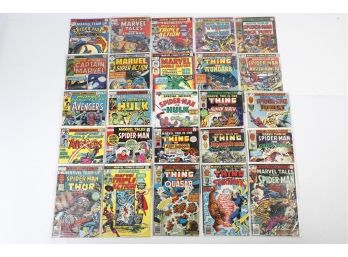 Lot Of 25 - Marvel Team-Up, Tales And 2-1 Comics -