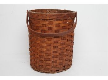 Antique Primitive Handwoven & Handmade Basket