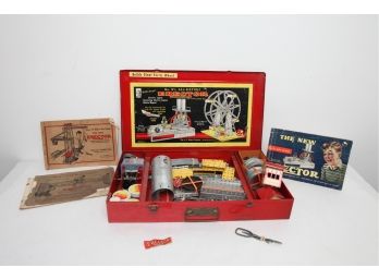 Antique/Vintage Erector Set No. 8 1/2 All Electric ~ WMotors & Extra Instructions
